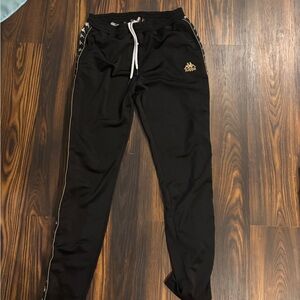 Kappa Black Track Pants